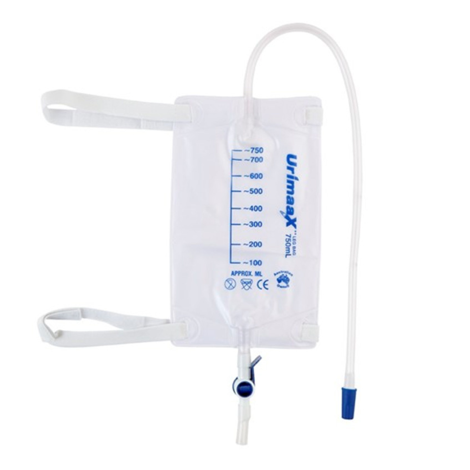 Urimaax Drainage Bag Leg 750Ml 50Cm Sterile Waste Disposal