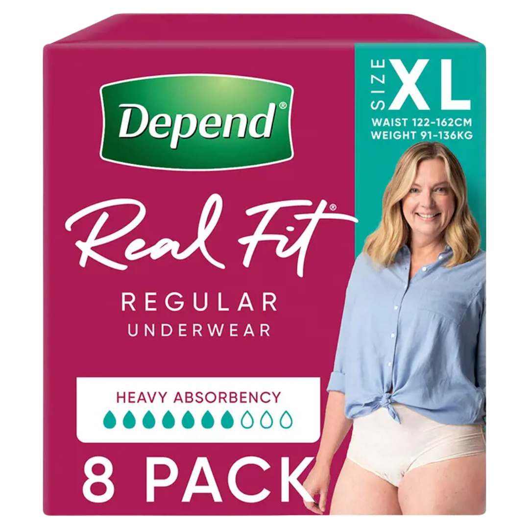 Depend Real Fit Underwear Regular For Women