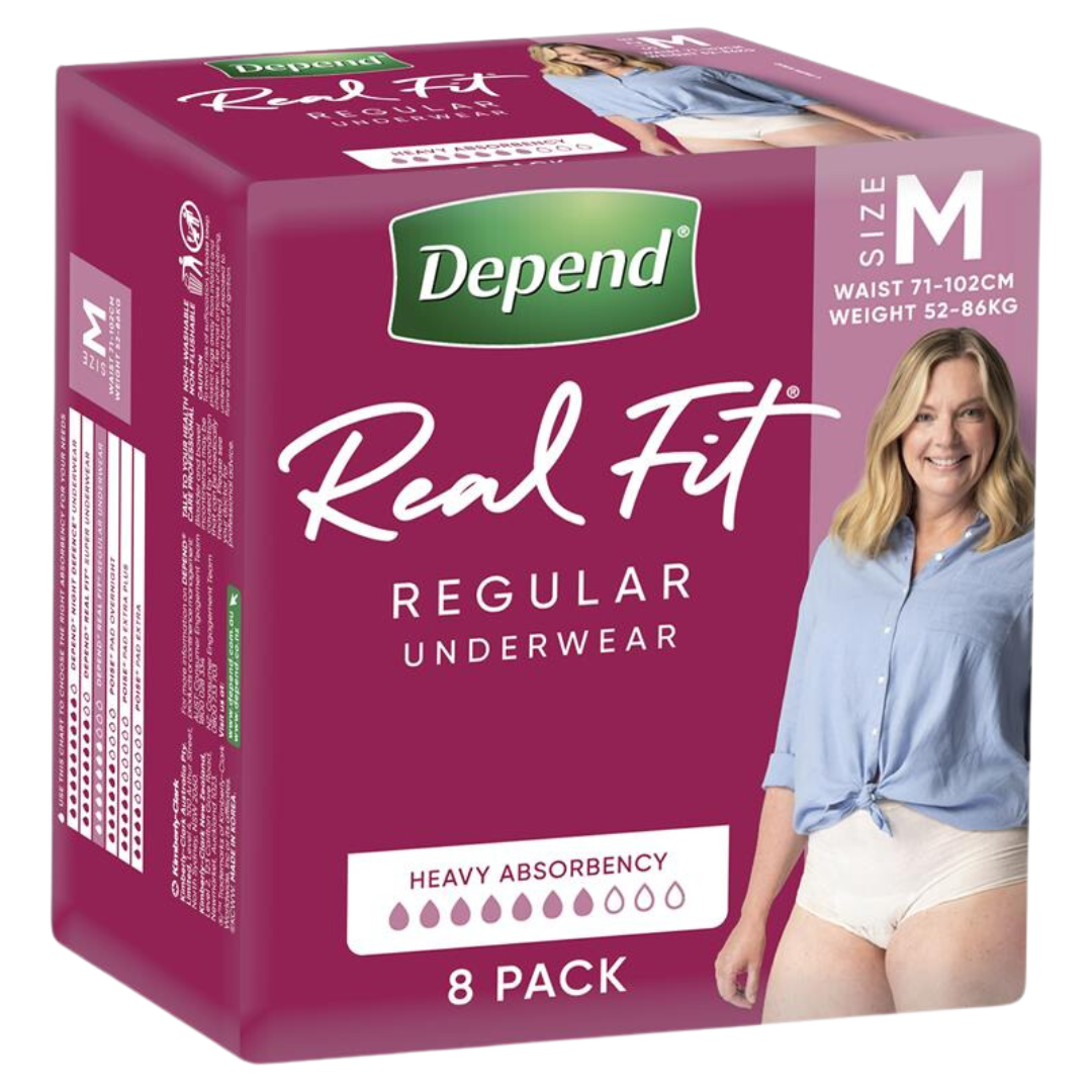 Depend Realfit Underwear Regular For Women Disposable Pads Pants & Liners