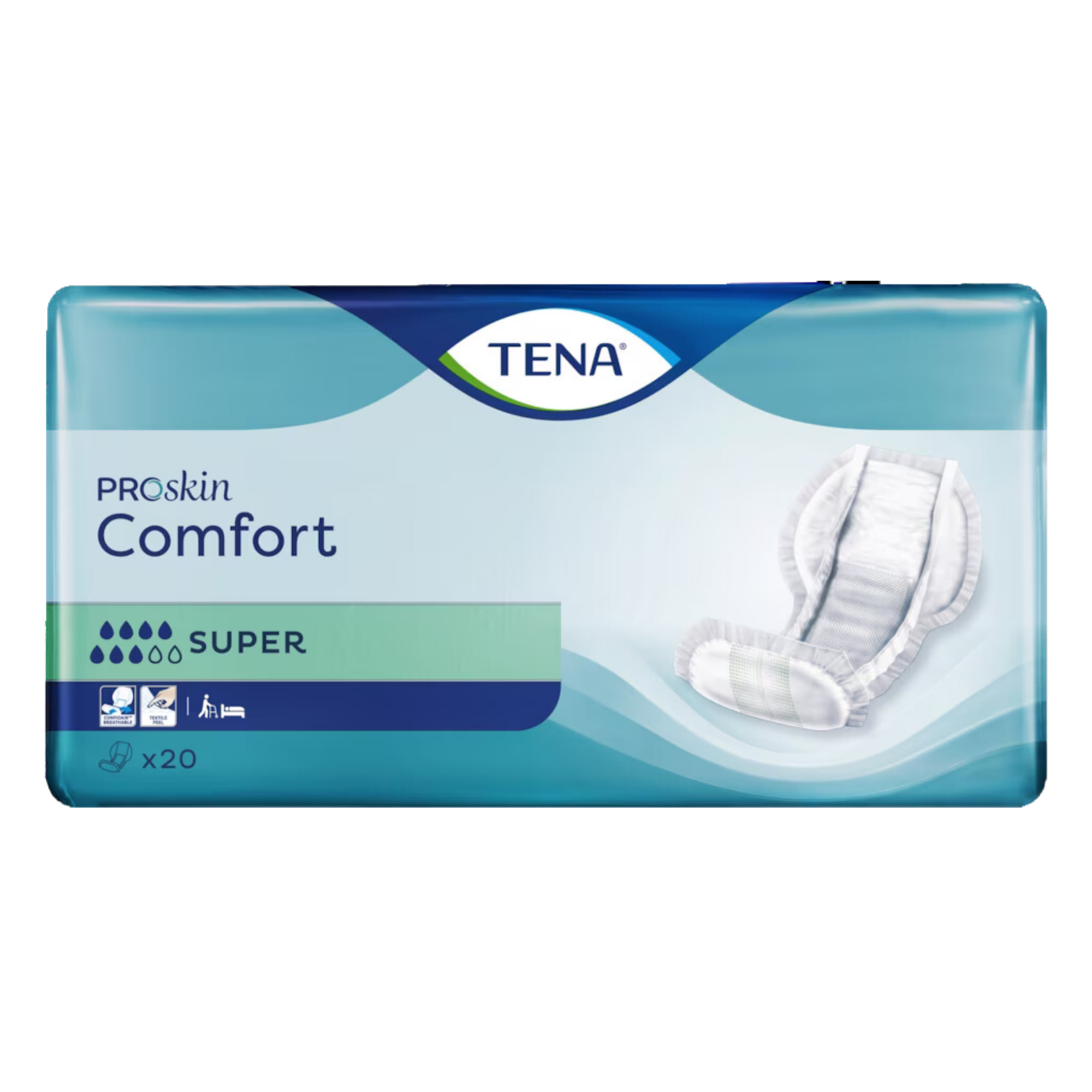 Tena Comfort Proskin Super Disposable Pads Pants & Liners