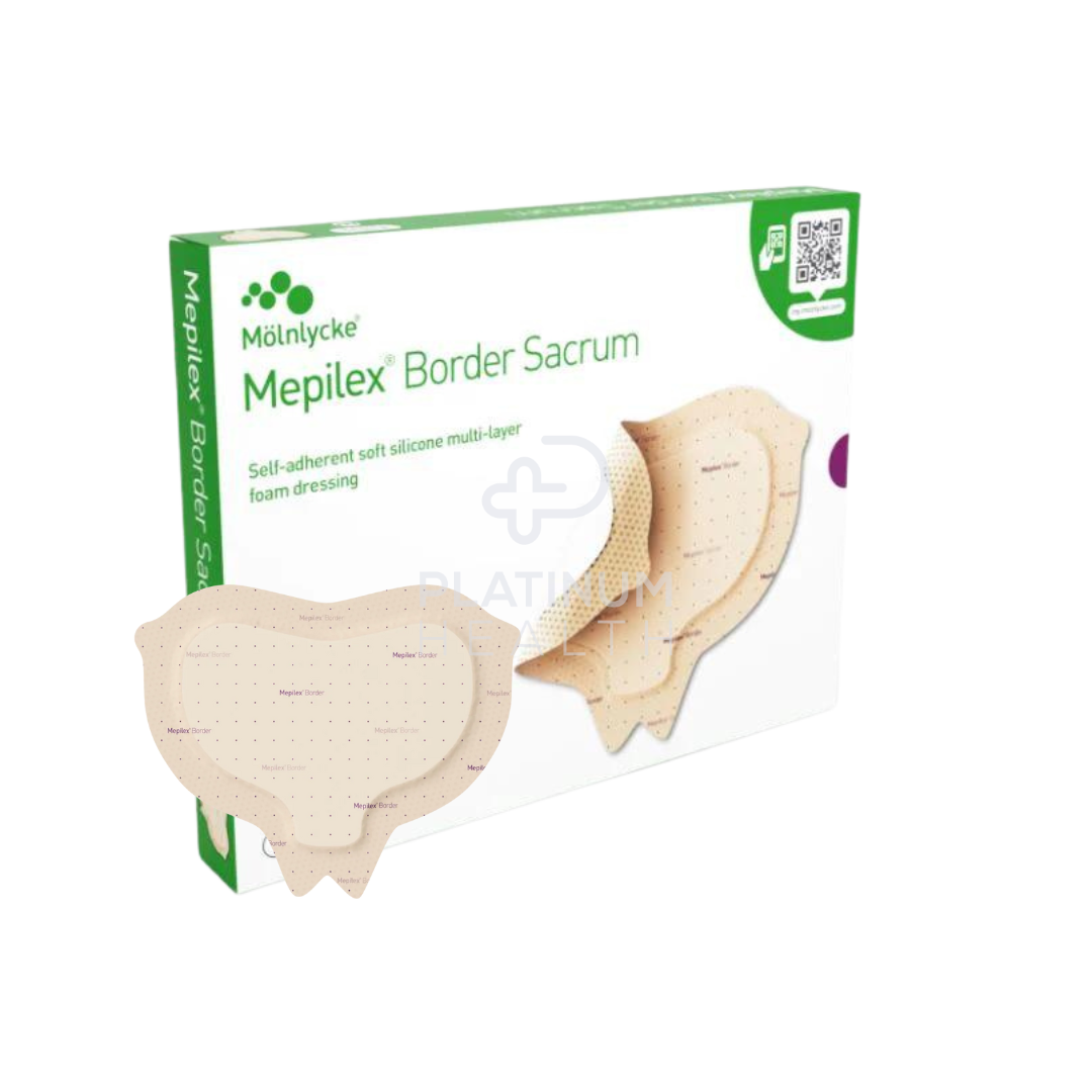 Molnlycke Mepilex Border Sacrum Dressing 22X25Cm Bordered Foam