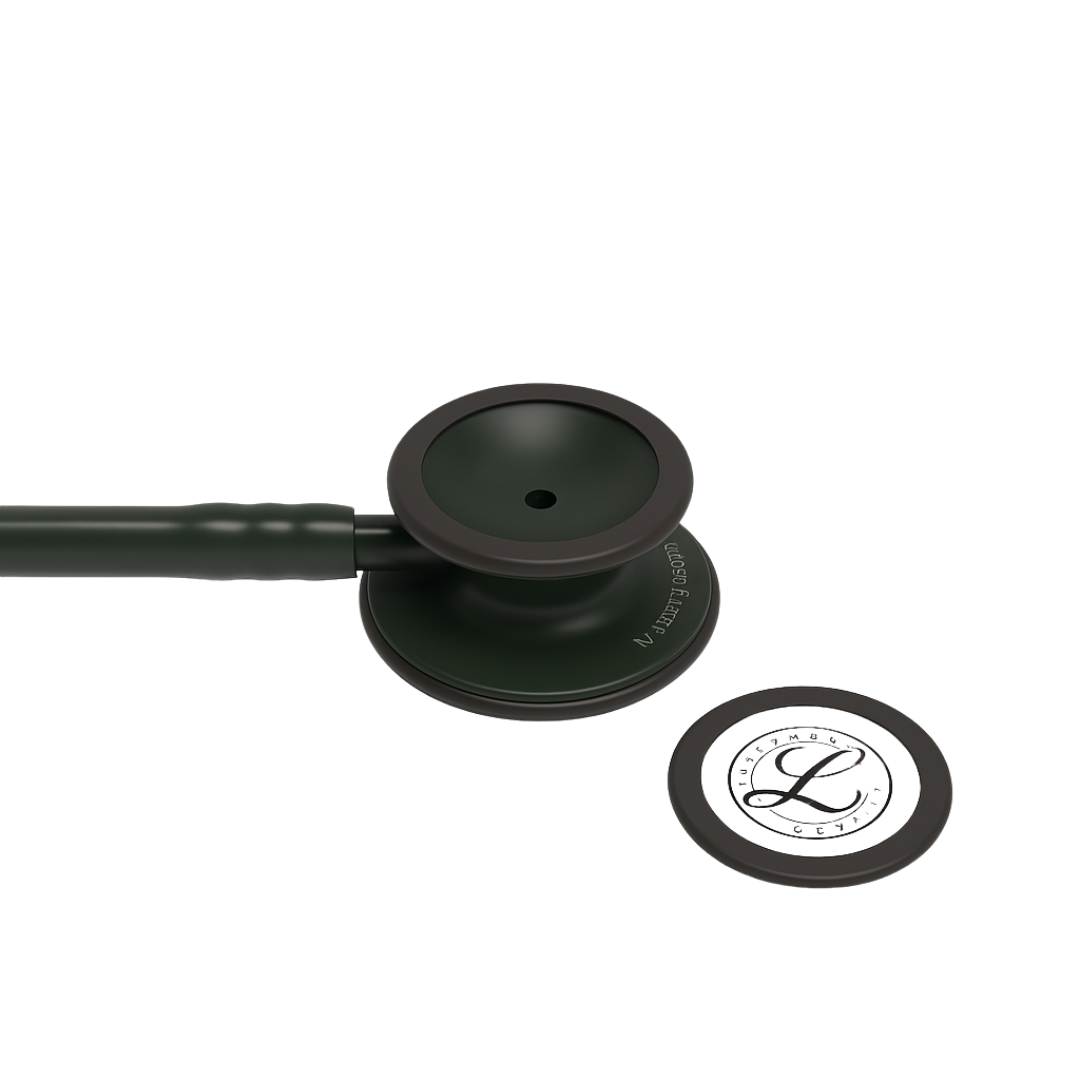 3M Littmann Classic III Stethoscope Black Edition with black chestpiece and tubing for professional acoustic performance.