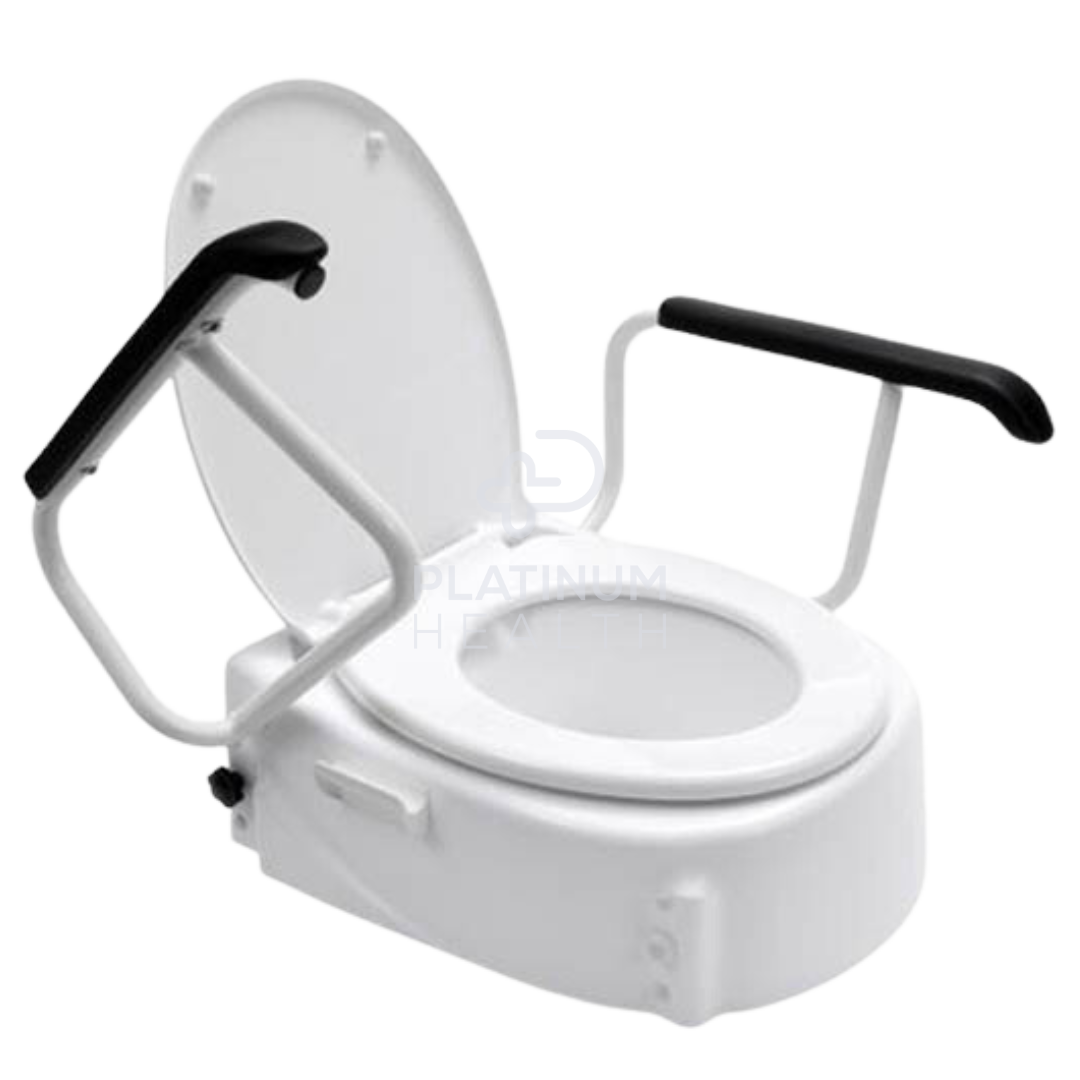 Hero Medical Raised Toilet Seat-Swing Back Arms