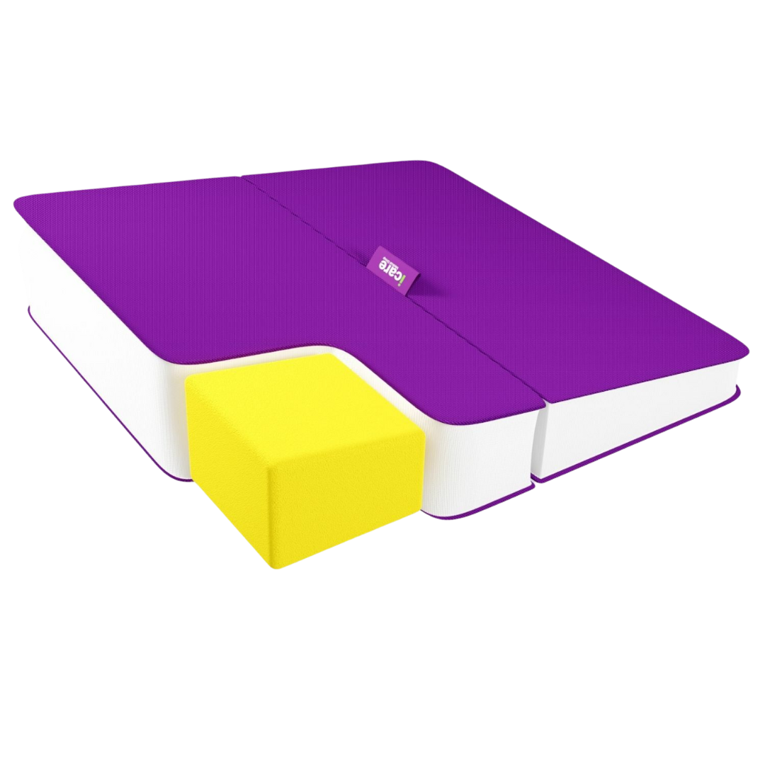 I-Care Bed Wedge – Foam support cushion with 14° incline for improved sleep, breathing, and reflux relief