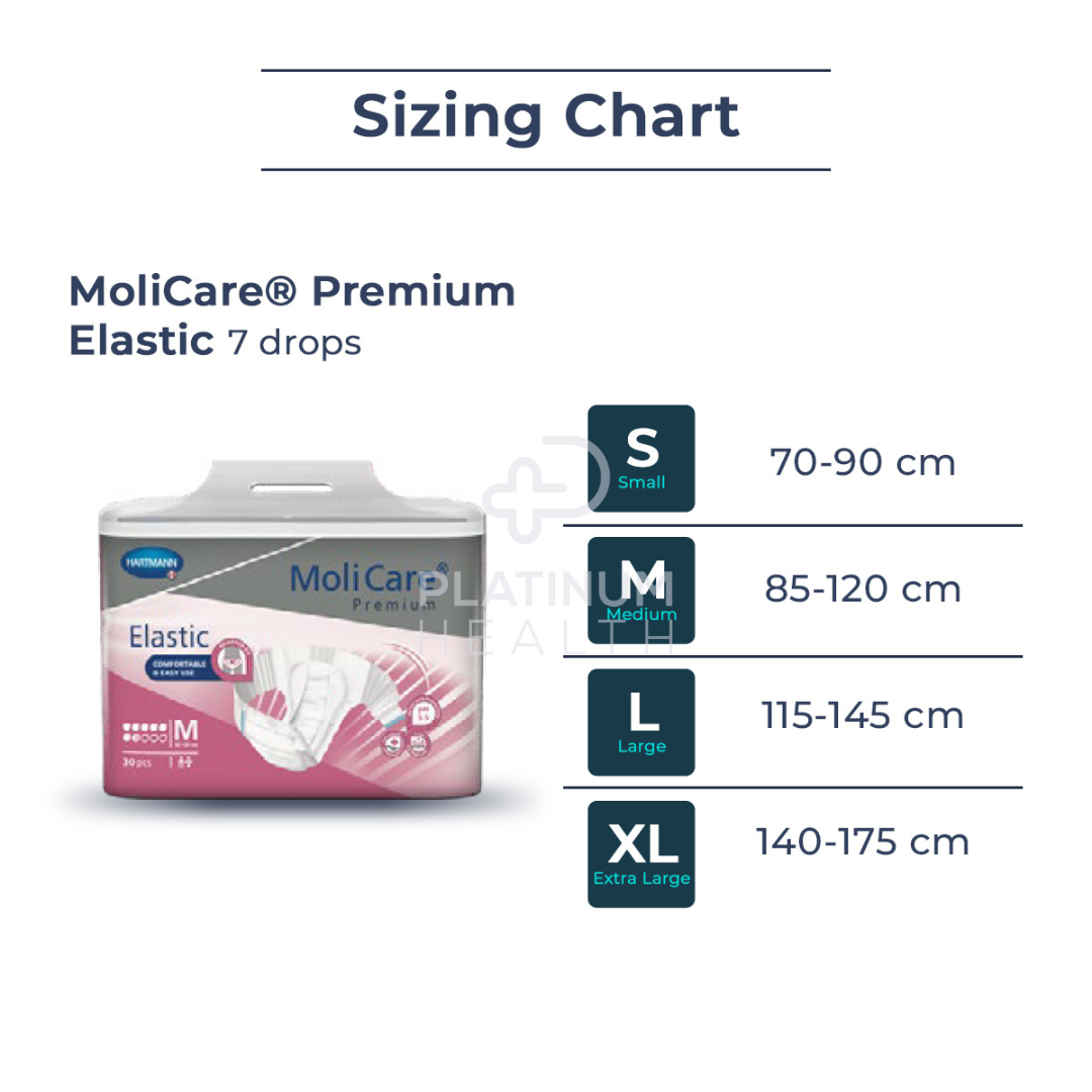 Molicare Premium Elastic 7 Drops Medium Disposable Pads Pants & Liners