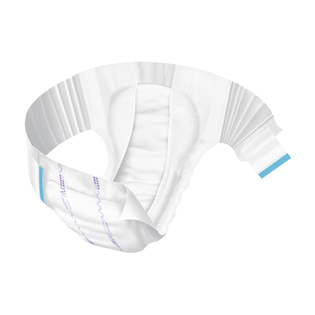 MoliCare Premium Elastic 8 Drops Medium – absorbent incontinence brief with elastic sides for secure, comfortable protection.