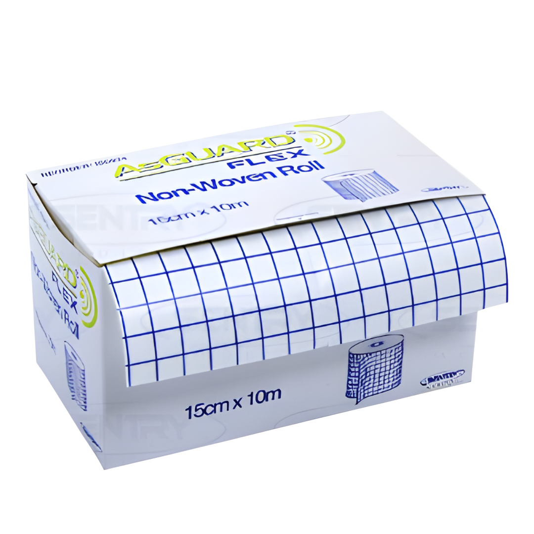 Asguard Flex Non-Woven Roll is a flexible, lightweight, and breathable dressing roll designed for effective wound coverage and support. Its gentle, non-woven material reduces skin irritation while conforming easily to body contours and difficult-to-dress areas. Ideal for both clinical use and home care, it provides secure, comfortable protection for small to medium wounds.