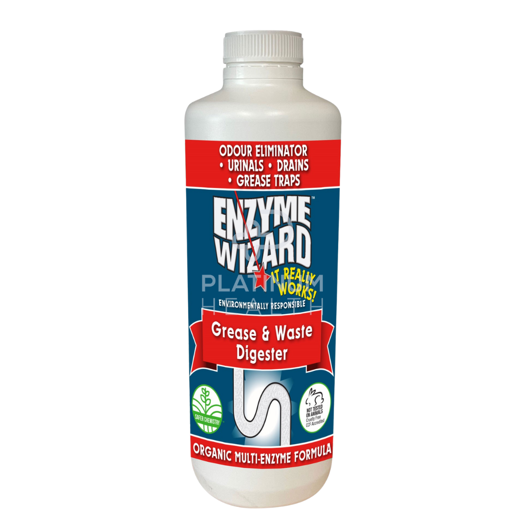 Enzyme Wizard Grease And Waste Digester 1 Litre Round Cleaning Solutions