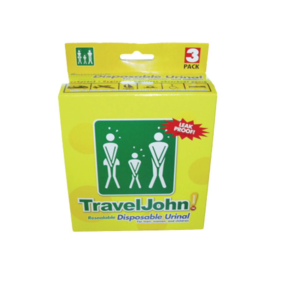 Traveljohn Disposable Persoanl Urinal Bag Leak Proof Toilet Aids