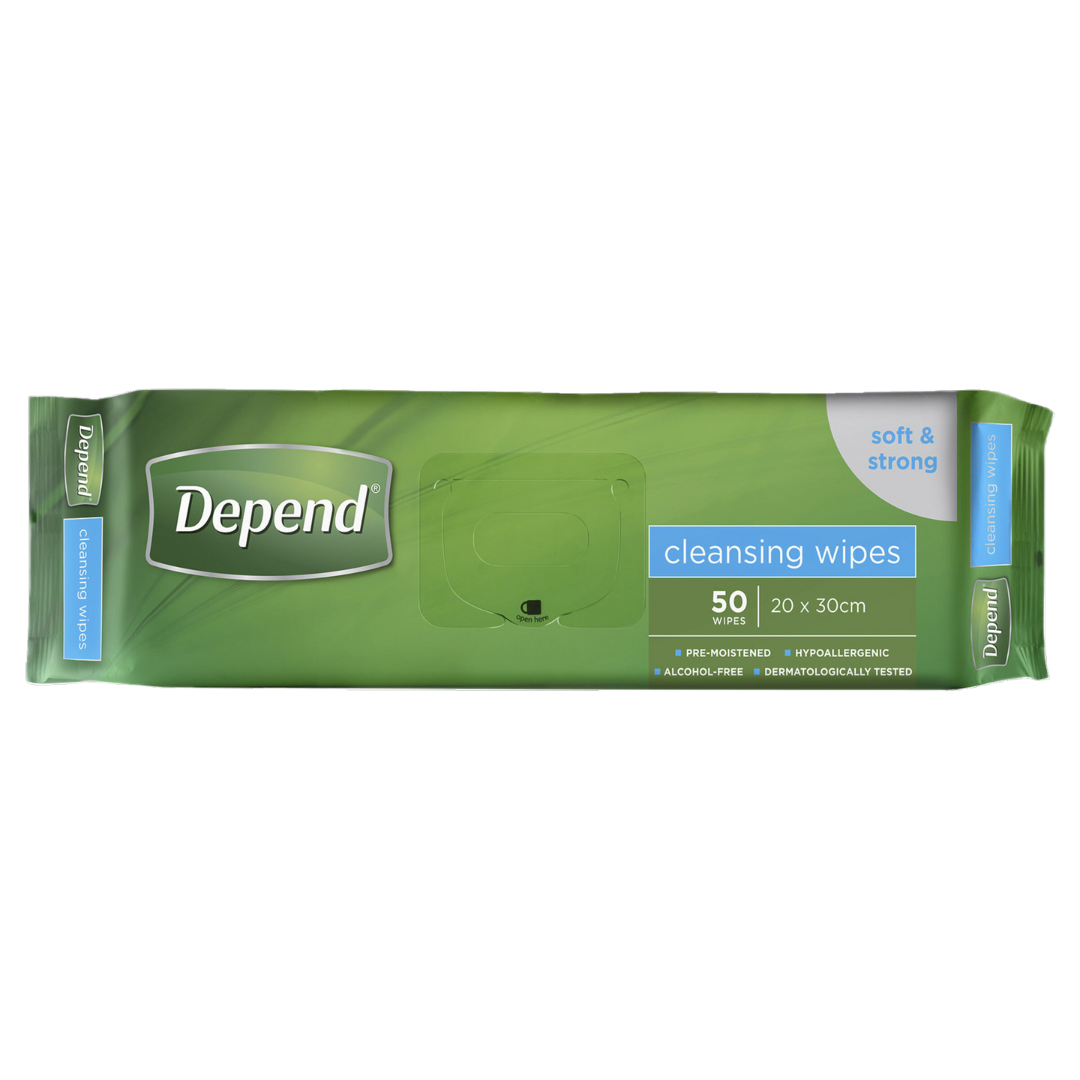 Depend Wipes 20 X 30Cm Personal