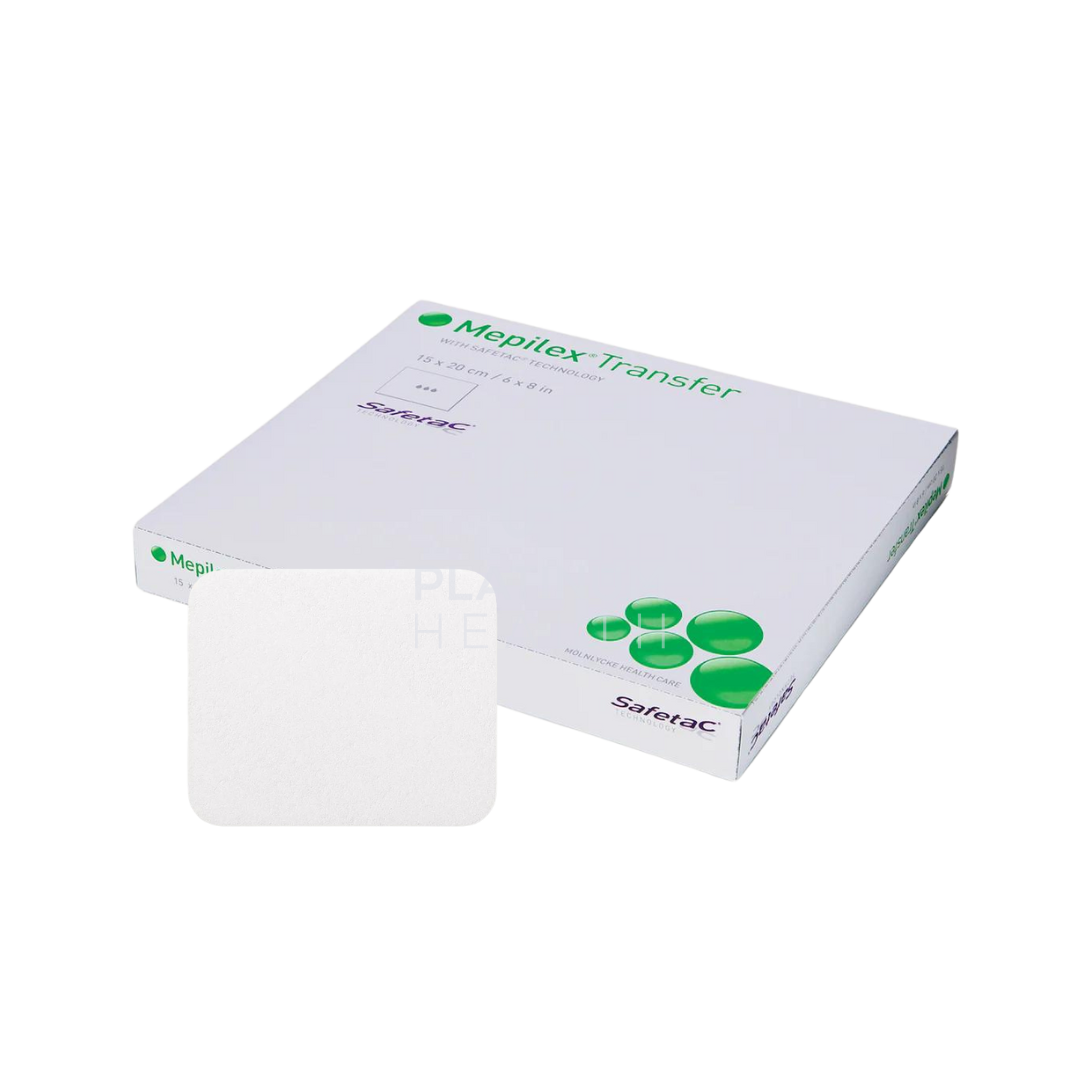 Molnlycke Mepilex Transfer Foam Dressing 20X50Cm Absorbent Dressings