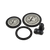 3M Littmann Stethoscope Spare Parts Kit – Classic III and Cardiology IV, Core Black with diaphragm, ear tips, and bell sleeve