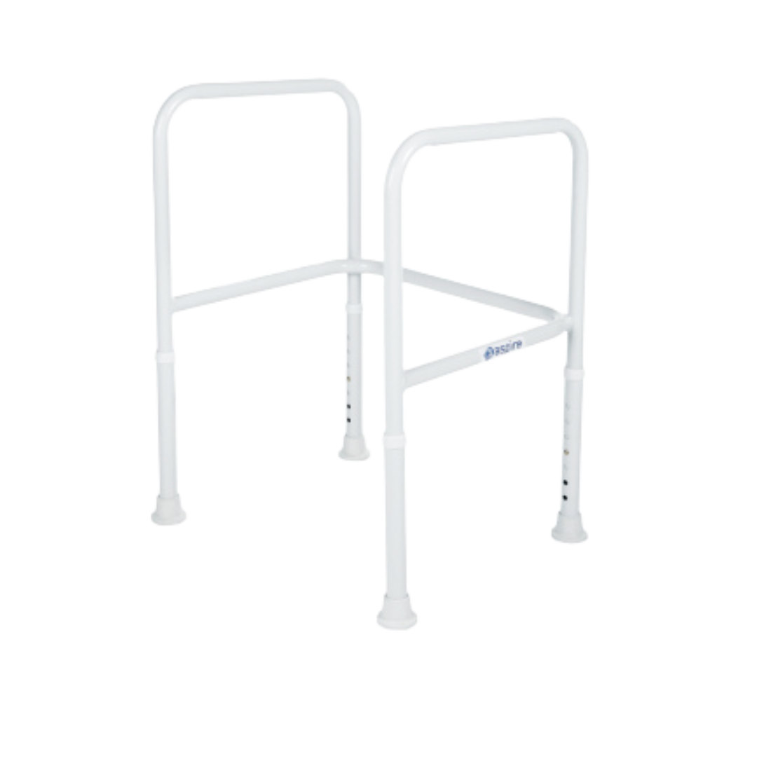 Aspire Aluminium Toilet Surround 175kg Capacity Height-Adjustable