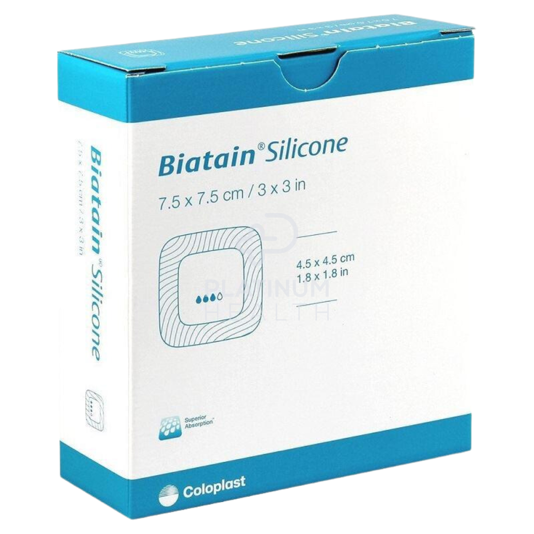 Biatain Silicone Ag 7.5cm x 7.5cm