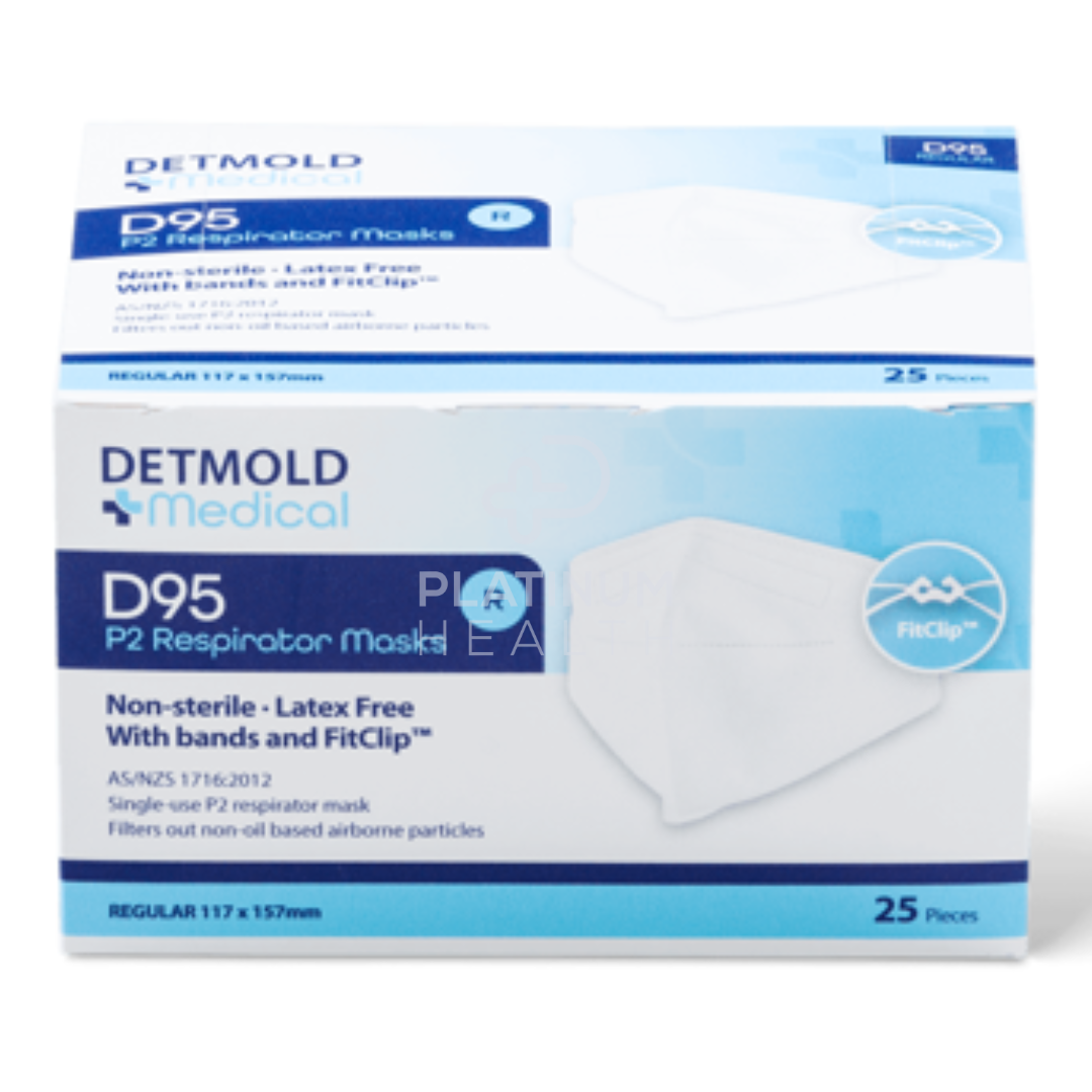 Detmold D95 P2 Respirator with FitClip