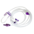 Freego Enteral Feeding Enplus Spike Set with ENFit connector, compatible with Abbott FreeGo pump – single-use, medical-grade tubing.