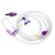 Freego Enteral Feeding Enplus Spike Set with ENFit connector, compatible with Abbott FreeGo pump – single-use, medical-grade tubing.