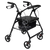 HeroMedical4-WheeledMobilityWalker-WalkingFramewithRollatorBlack