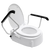 Hero Medical Raised Toilet Seat-Swing Back Arms