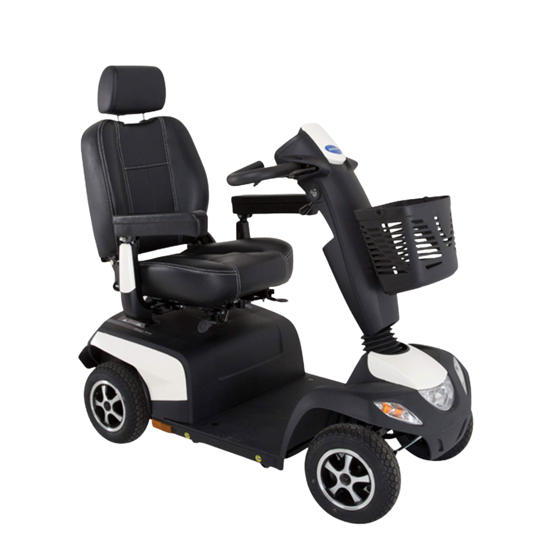 Invacare Pegasus Metro Mobility Scooter – mid-size, long-range scooter with ergonomic seat, LED lights, and safety features for outdoor independence.