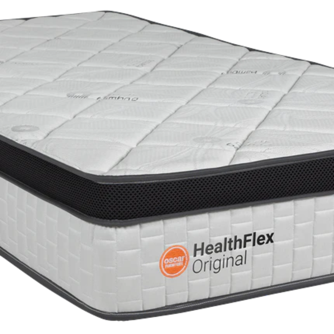 Oscar HealthFlex Original Mattress with Side Walls – Australian-made therapeutic mattress offering pressure relief, edge support, and adjustable base compatibility.
