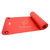 Red 15mm Pilates & Yoga Exercise Mat rolled up, highlighting its lightweight and portable design for easy transport and storage