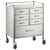 Stainless Steel Resuscitation Trolley Seven Drawer