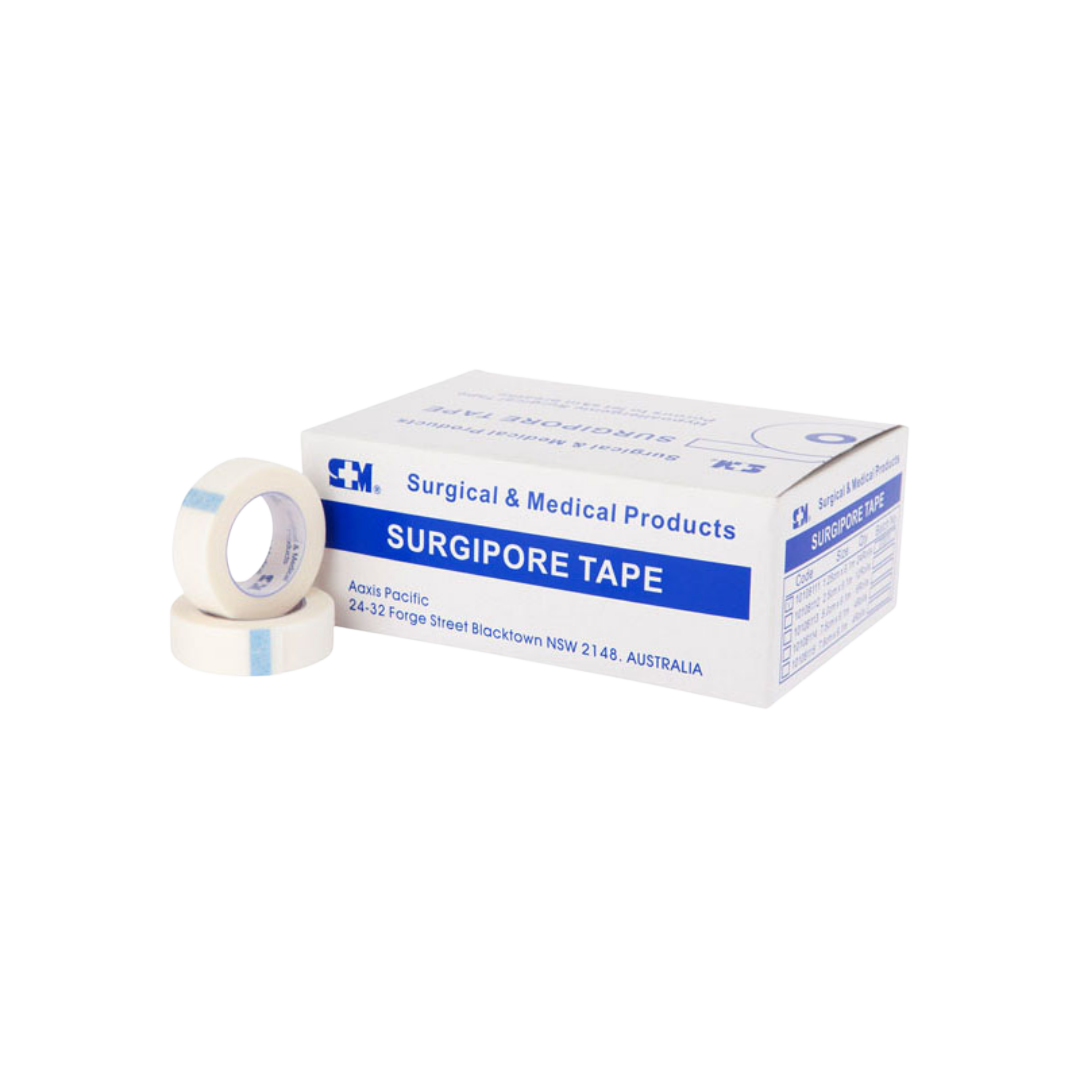 Aaxis Surgipore Hypoallergenic Paper Tape roll – gentle, breathable medical tape for sensitive skin
