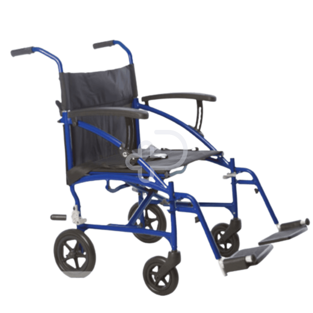Aspire Lite and Lite Transit Wheelchairs featuring lightweight aluminium frames and folding design for convenient transport and everyday mobility.