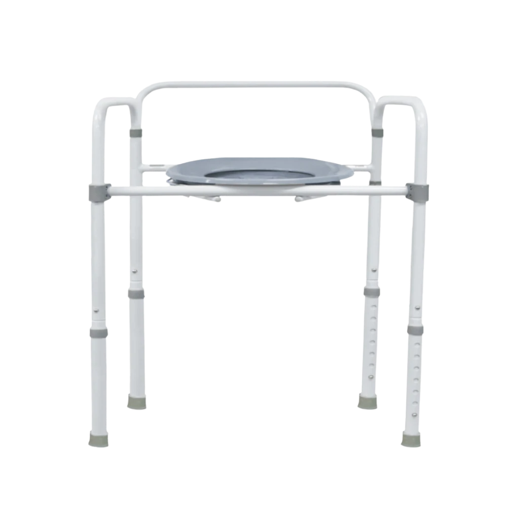 Aspire Homecare Over Toilet Aid Adjustable Height Raised Toilet Seat 475mm Armrest Width Non-Slip Stability