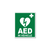 Cardiact Aed In Vehicle Window Sticker 10 X 12Cm Signage