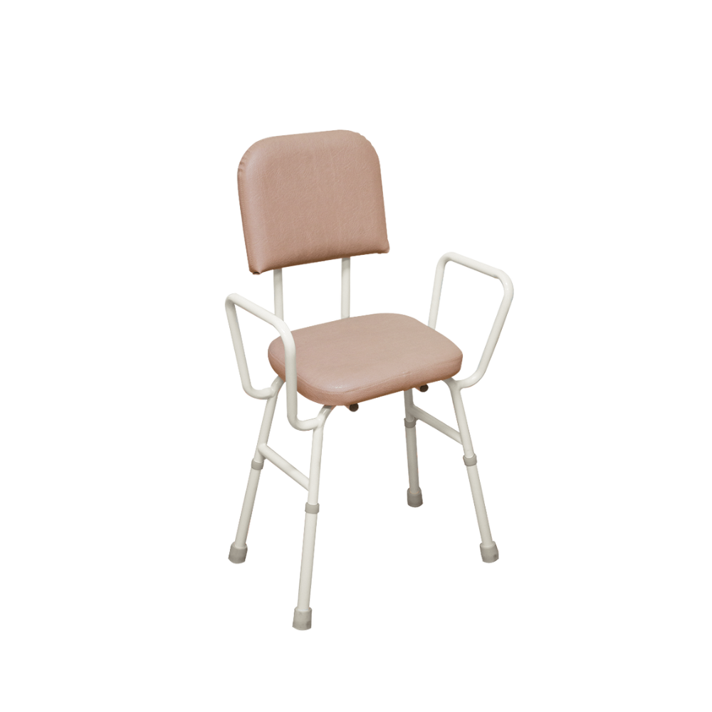 Aspire Kitchen/Perching Stool Champagne Vinyl