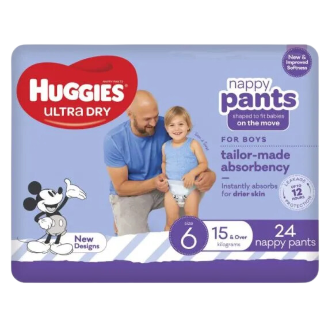 Huggies Nappy Pants Junior Boy 24 Units Per Pack