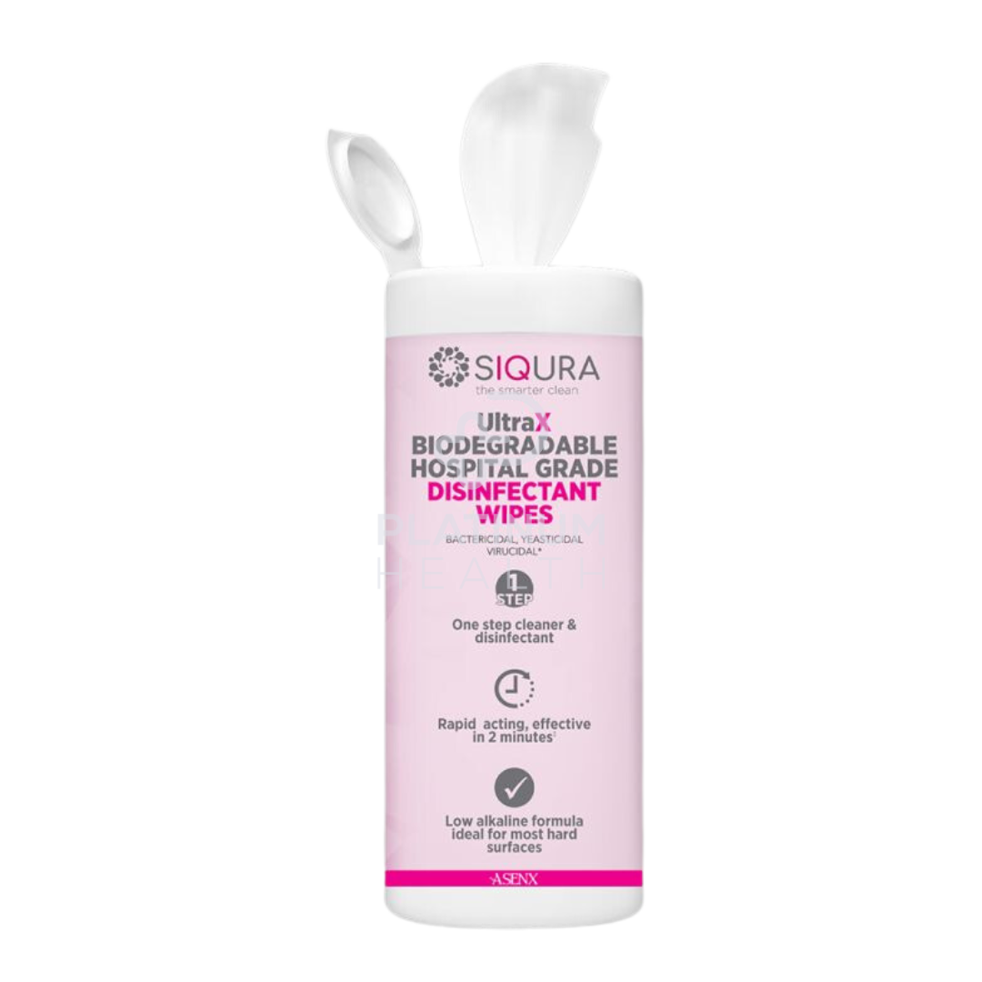 Siqura Ultrax Hg Large Biodegradable Wipes Personal